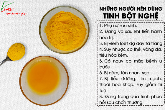 tinh bột nghệ đỏ nguyên chất